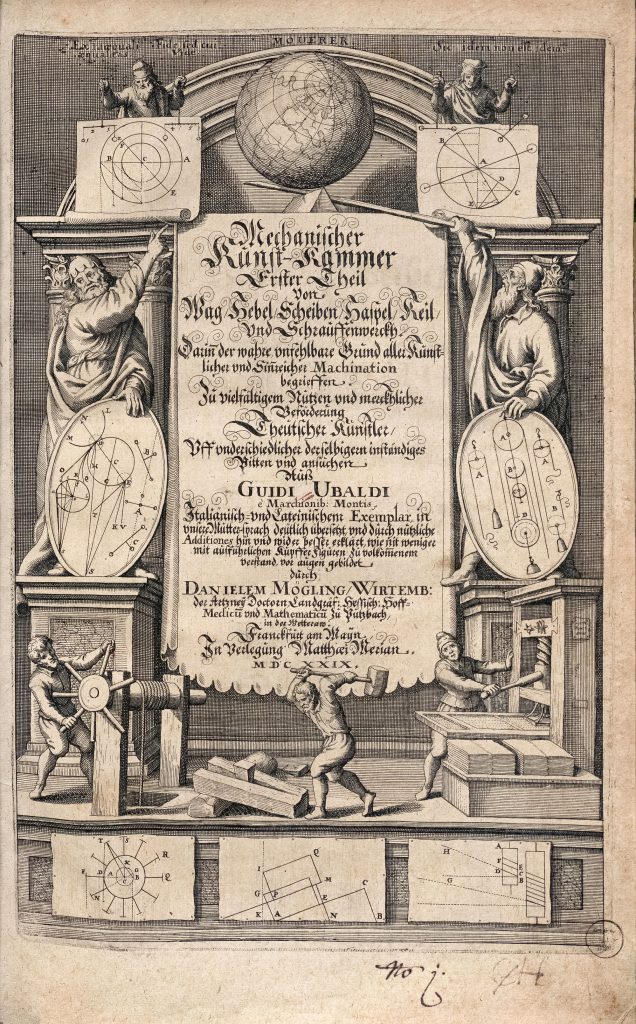 Abb. 3: Daniel Mögling, Mechanische Kunst-Kammer, Titelblatt, 1628.