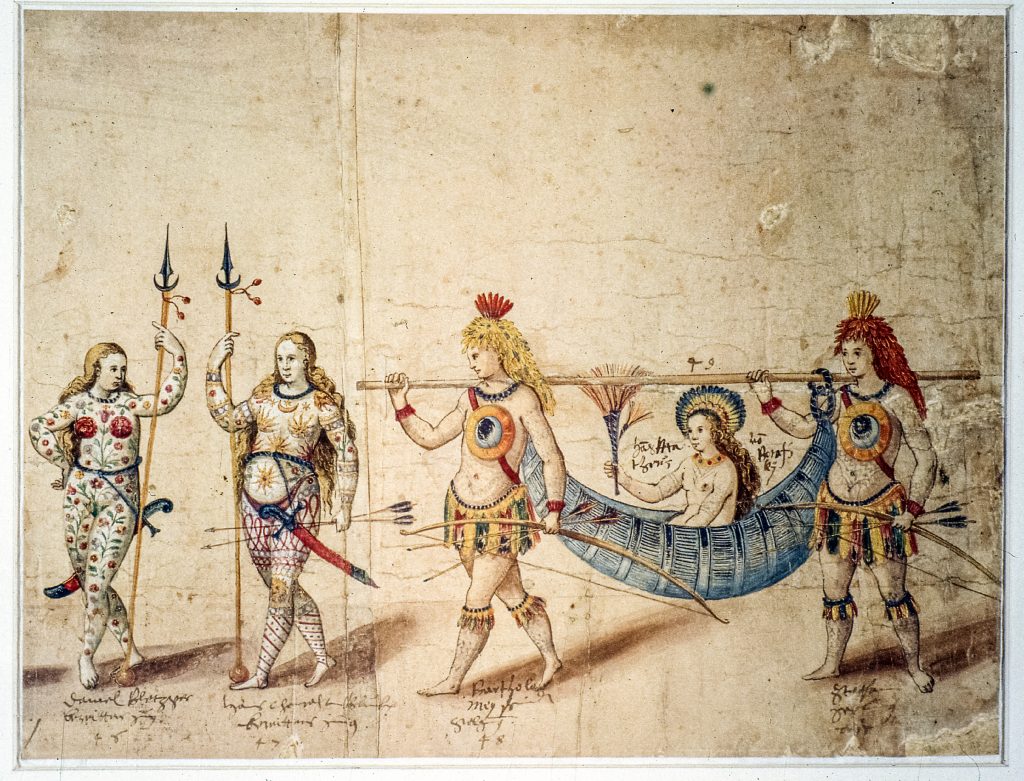 Abb. 4: Festumzug Stuttgart 1599, Blatt 8. © Foto: Klassik Stiftung Weimar, Museen, KK 209.