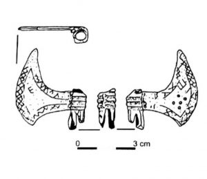 Fig. 15. Krosno. Miniature axe badge. After: Kotowicz/Muzyczuk 2008, p. 134, Fig. 5.6.